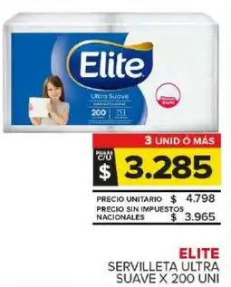 Carrefour Maxi Elite servilleta ultra suave oferta