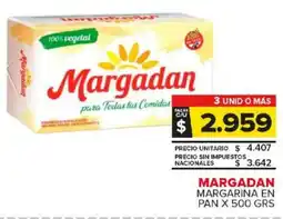 Carrefour Maxi Margadan margarina en pan oferta