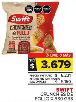 Carrefour Maxi Swift crunchies de pollo oferta