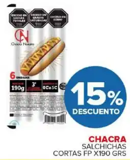 Carrefour Maxi Chacra salchichas cortas fp oferta