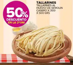 Carrefour Maxi Tallarines tallarines al huevo/ de semolin casero oferta