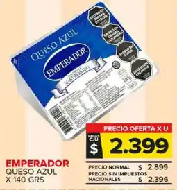 Carrefour Maxi Emperador emperador queso azul oferta
