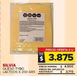 Carrefour Maxi Silvia queso tybo lacteos oferta