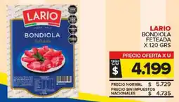 Carrefour Maxi Lario bondiola feteada oferta