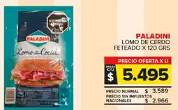 Carrefour Maxi Paladini lomo de cerdo feteado oferta