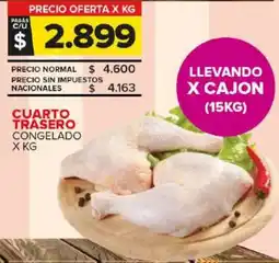 Carrefour Maxi Cuarto trasero congelado oferta