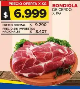 Carrefour Maxi Bondiola de cerdo oferta