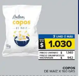 Carrefour Maxi Bulnez copos de maiz oferta