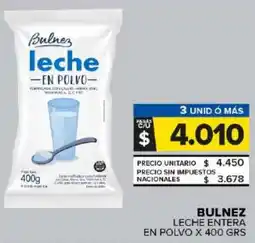 Carrefour Maxi Bulnez leche entera en polvo oferta
