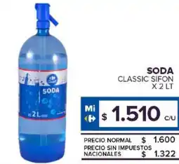 Carrefour Maxi Soda classic sifon oferta
