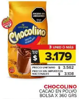 Carrefour Maxi Chocolino cacao en polvo bolsa oferta