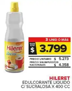 Carrefour Maxi Hileret edulcorante liquido c/ sucralosa oferta