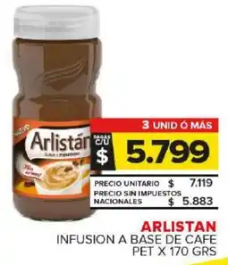 Carrefour Maxi Arlistan infusion a base de cafe pet oferta