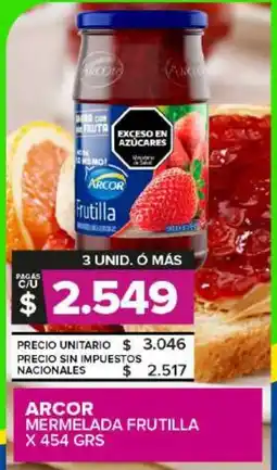 Carrefour Maxi Arcor mermelada frutilla oferta