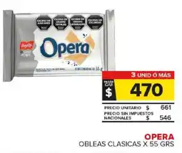 Carrefour Maxi Opera obleas clasicas oferta