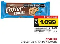 Carrefour Maxi Cofler galletitas c/ chips oferta