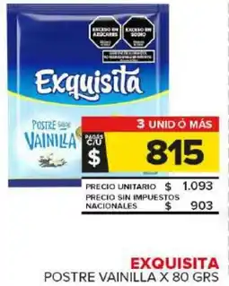 Carrefour Maxi Exquisita postre vainilla oferta