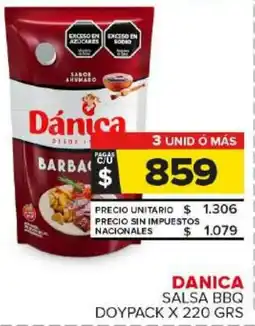 Carrefour Maxi Dánica salsa bbq doypack oferta