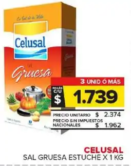 Carrefour Maxi Celusal sal gruesa estuche oferta