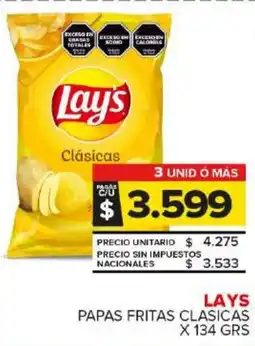 Carrefour Maxi Lays papas fritas clasicas oferta