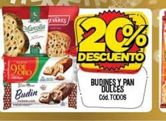 Supermercados Yaguar Budines Y Pan Dulces oferta