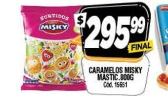 Supermercados Yaguar Caramelos Misky Mastic.800g oferta