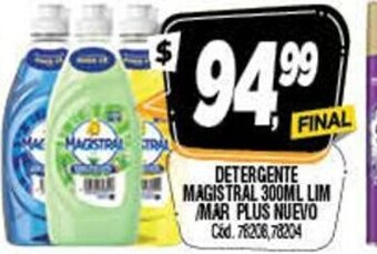 Supermercados Yaguar Detergente Magistral 300ml Lim/Mar Plus Nuevo oferta