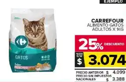 Carrefour Maxi Gatos carrefour alimento adultos oferta