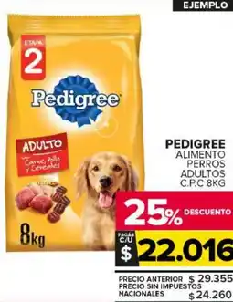 Carrefour Maxi Pedigree alimento perros adultos c.p.c oferta