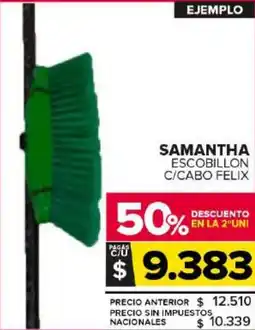 Carrefour Maxi Samantha escobillon c/cabo felix oferta