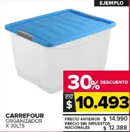 Carrefour Maxi Carrefour organizador oferta