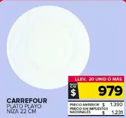 Carrefour Maxi Carrefour plato playo niza oferta