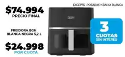 Supermayorista Vital Bgh freidora blanca negra oferta