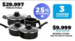 Supermayorista Vital Bateria cocina multiflon oferta