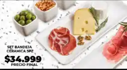 Supermayorista Vital Set bandeja ceramica oferta