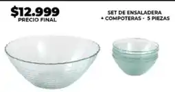 Supermayorista Vital Set de ensaladera + compoteras oferta