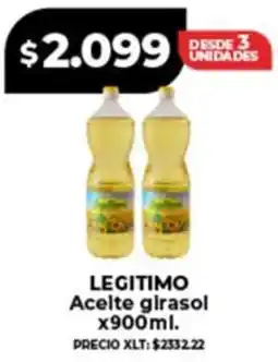 Supermayorista Vital Legitimo aceite girasol oferta