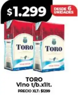 Supermayorista Vital Toro vino t/b. oferta