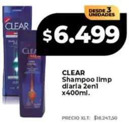 Supermayorista Vital Clear shampoo limp dlarla 2 en l oferta