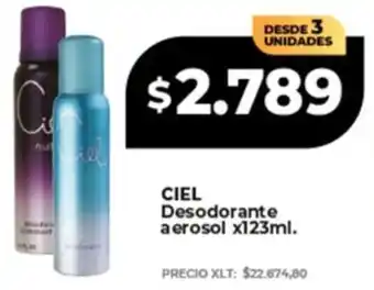 Ciel desodorante aerosol