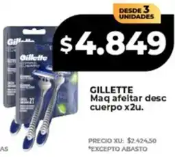 Supermayorista Vital Gillette maq afeltar desc cuerpo oferta