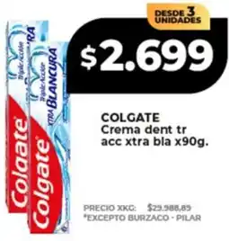 Supermayorista Vital Colgate crema dent tr acc xtra bla oferta