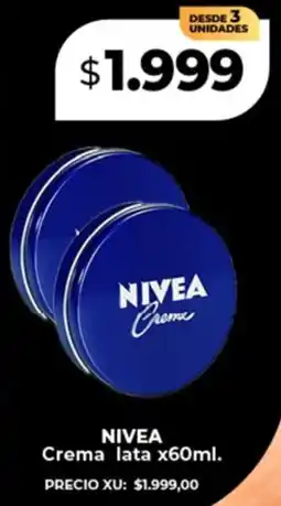 Supermayorista Vital Nivea crema lata oferta
