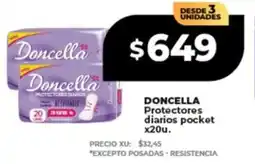 Supermayorista Vital Doncella protectores diarios pocket oferta