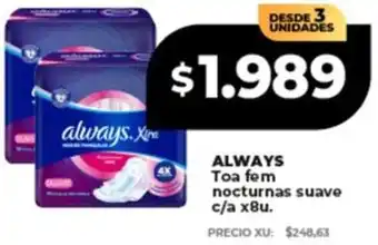 Supermayorista Vital Always toa fem nocturnas suave c/a oferta