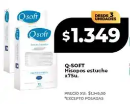 Supermayorista Vital Q-soft hisopos estuche oferta