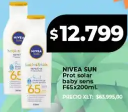 Supermayorista Vital Nivea sun prot solar baby sens F65 oferta
