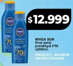 Supermayorista Vital Nivea sun prot&hyd F70 oferta