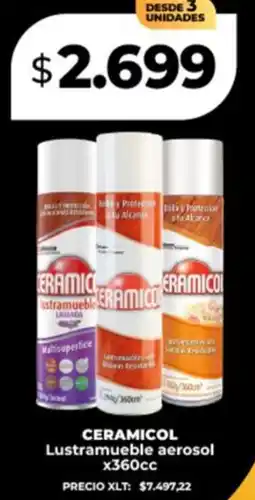 Supermayorista Vital Ceramicol lustramueble aerosol oferta