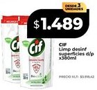 Supermayorista Vital Cif limp desinf superficies d/p oferta